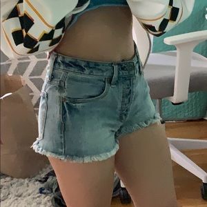 Free people jean short
